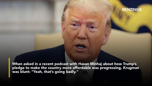 Trump's Policies Are Making America Less Affordable, Explains Nobel Economist Paul Krugman- 'That's Going Badly'