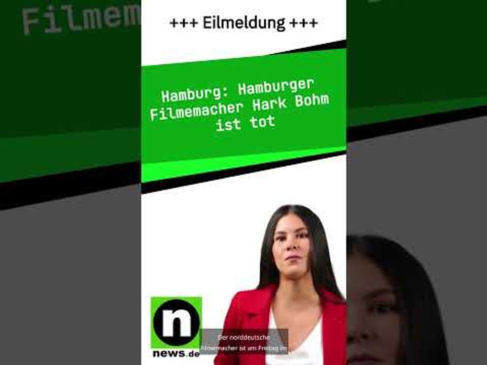 Hamburger Filmemacher Hark Bohm ist tot
