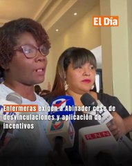 Enfermeras exigen a Abinader cese de desvinculaciones y aplicación de incentivos