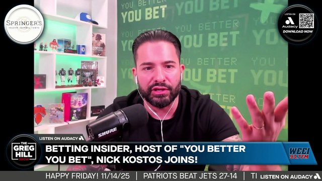 Are Patriots Super Bowl contenders? Betting insider, Host of You Better You Bet, Nick Kostos joins!