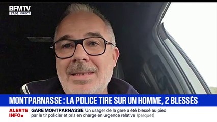 Gare Montparnasse: Yannick Landreau, délégué régional du syndicat Alliance Police nationale, raconte l'intervention des forces de l'ordre