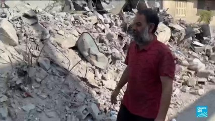 Gaza : des Palestiniens cherchent encore leurs proches sous les décombres