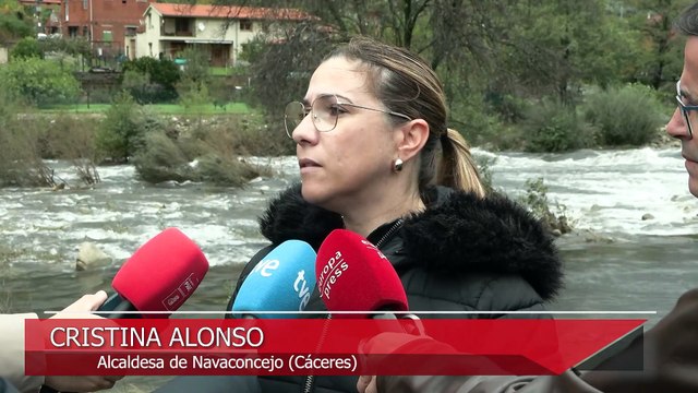 La borrasca Claudia deja incidentes puntuales en las provincias de Cáceres y Ávila