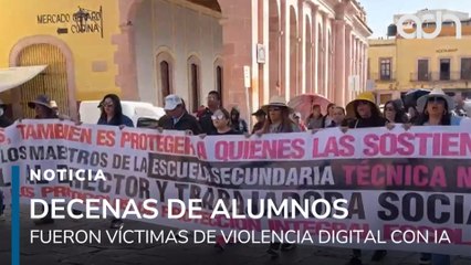 Indignación en Zacatecas: crean imágenes con IA de estudiantes y padres se manifiestan