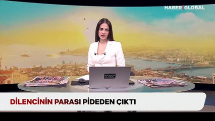 Dilencinin parası pideden çıktı