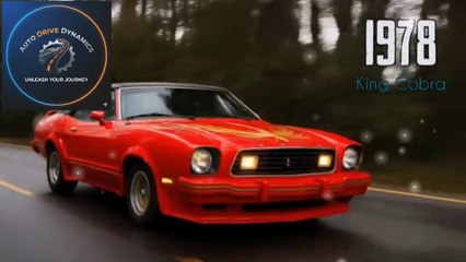 “Ford Mustang Evolution 1964–2030: From Muscle Icon to Future Beast | Auto Drive Dynamics”