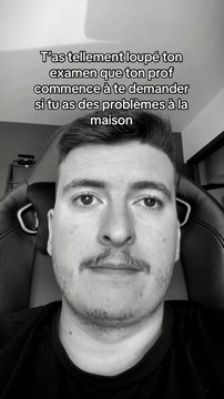 C’est triste mais je suis juste nul mdrrr #pourtoi #humour #drole #examen