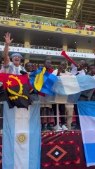 This is how it feels in the stands at Angola vs Argentina