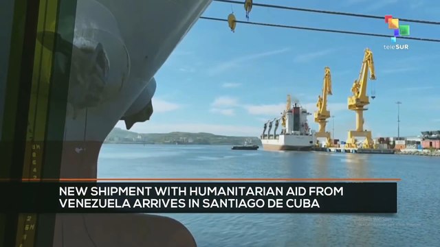FTS 12:30 14-11: New shipment with humanitarian aid from Venezuela arrives in Santiago de Cuba