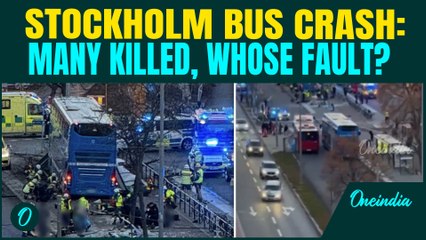 Stockholm Bus Crash BIG Update: Double-Decker Bus SLAMS Into Bus Stop, Leaving Multiple DEAD