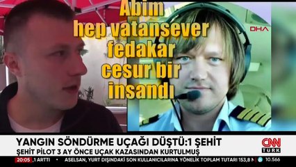 Düşen yangın söndürme uçağında şehit düşen pilotumuzla ilgili kahreden detay!