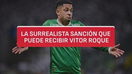 El motivo surrealista por el que Vitor Roque podría recibir una sanción de 10 partidos