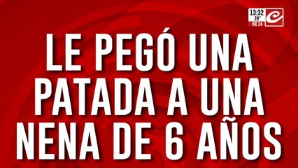 Otro ataque en la calle: le pegó una patada a una nena de 8 años