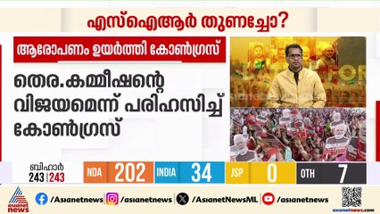 വോട്ടർ പട്ടിക പരിഷ്കരണം എൻഡിഎയ്ക്ക് തുണയായോ?