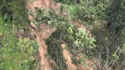 Tragedia en Antioquia: alud de tierra cayó sobre vivienda y dejó una menor fallecida