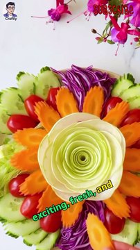 Top Viral Salad Cutting Styles | Satisfying Healthy Food Art Caption: Salad-cutting videos are exploding online — creative veggie designs, spiral cuts, decorative bowls and satisfying slicing styles. A must-watch trend for food lovers. Follow Craftly for