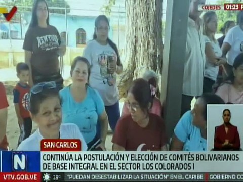 En el edo. Cojedes continúan las asambleas para los Comités Bolivarianos de Base Integral