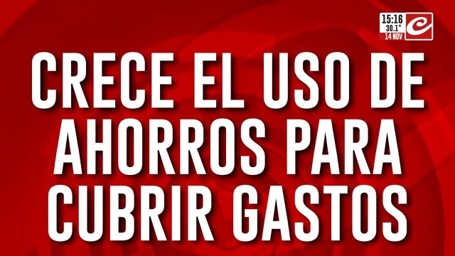 Crece el uso de ahorros para cubrir gastos: del pedir fiado al uso de la tarjeta