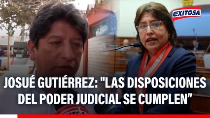 Defensor del Pueblo sobre situación de Delia Espinoza: "Las disposiciones del Poder Judicial se cumplen, sin dudas"