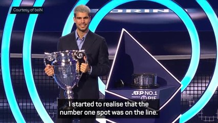 The fight with Sinner for World No.1 was 'really beautiful' - Alcaraz