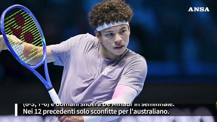 Sinner batte anche Shelton, domani la semifinale contro De Minaur