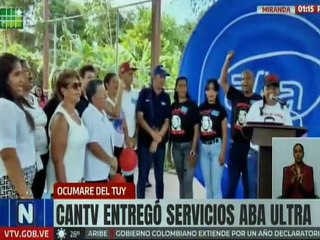 Miranda | Cantv entregó servicio ABA Ultra a familias y comercios de Ocumare del Tuy