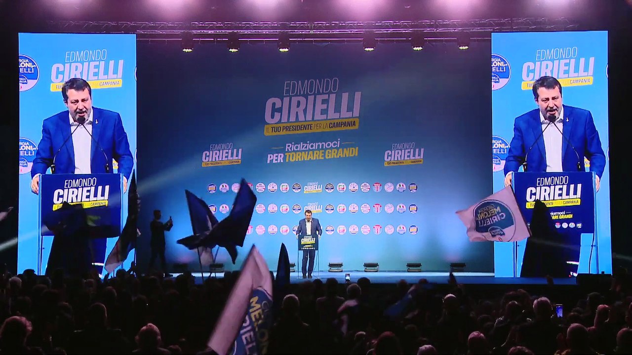 Fratelli d'Italia - Adesso live da Napoli. Rialziamoci per diventare grandi. Interviene Giorgia Meloni (14.11.25)