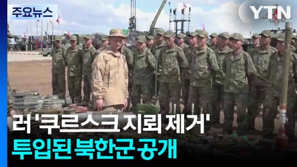 "인공기에 뺨대고 김정은 찬양"...러 '지뢰 제거' 투입된 북한군 공개 / YTN