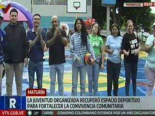 Comuna Joven de Maturín recuperó espacio deportivo tras proyecto ganado en Consulta Popular