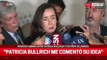 Victoria Villarruel sobre su reunión con Patricia Bullrich