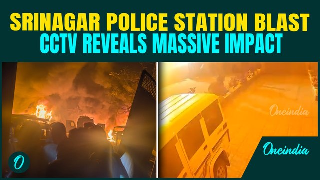 Srinagar Police Station Blast VIDEO: IED EXPLODES At Nowgam Police HQ Days After Red Fort Car Blast