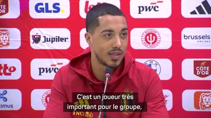Belgique - Tielemans : "De Bruyne, une très grosse absence"