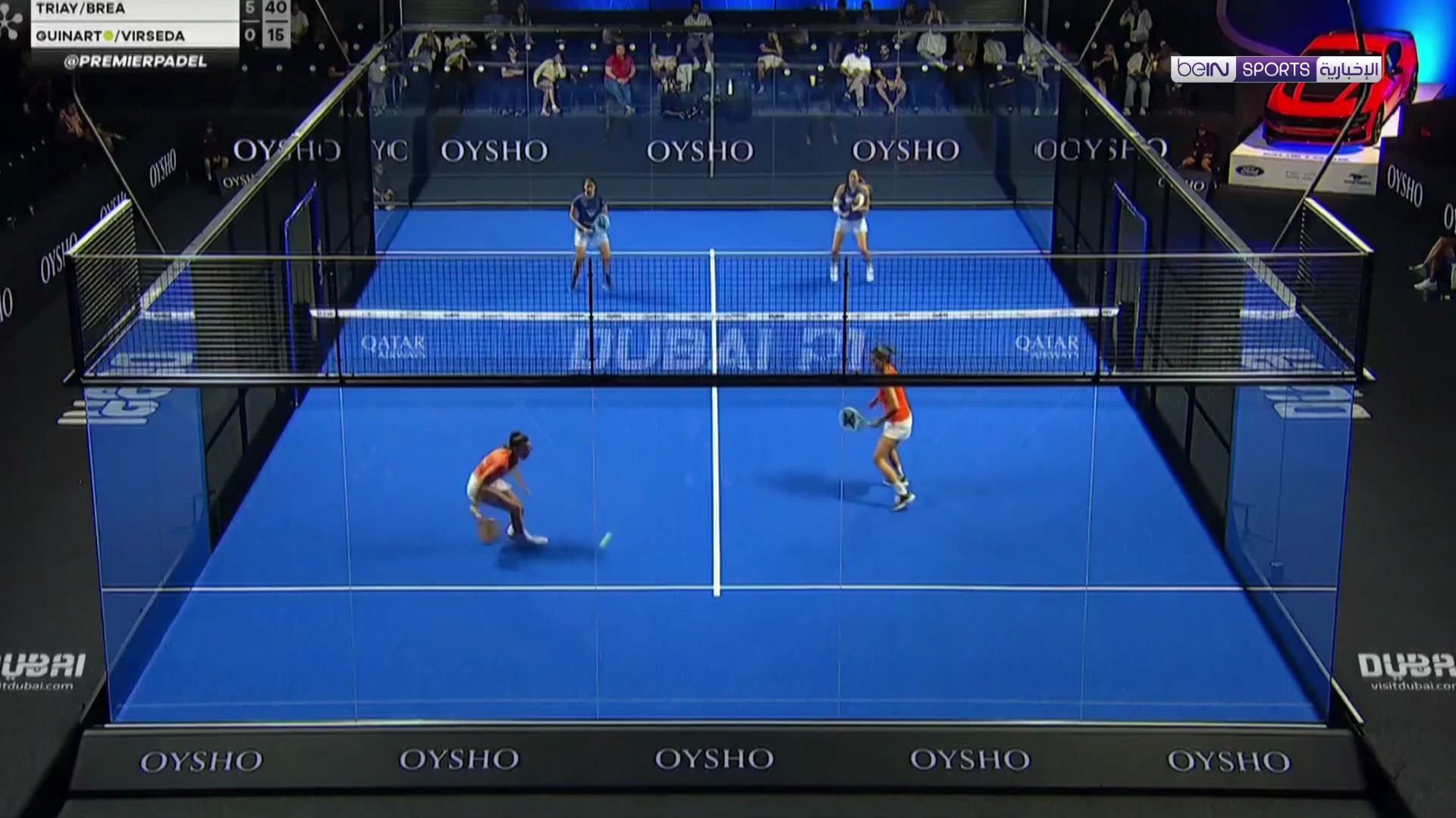 بطولة دبي بريمير بادل: الثنائي المكوّن من ترياي وبريا يبلغ نصف النهائي