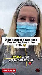 Part2 Didn’T Expect A Fast Food Worker To React Like This 😬