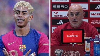 Luis de la Fuente le "resta" importancia al tema de Lamine Yamal: "La única ocupación ahora es clasificar para el Mundial"