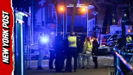 Aftermath of Stockholm double-decker bus crash on Nov. 14 that caused fatalities and injuries