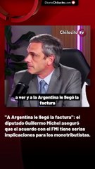 "A Argentina le llegó la factura": el diputado Guillermo Michel aseguró que el acuerdo con el FMI tiene serias implicaciones para los monotributistas.