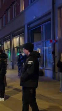 Aftermath of Stockholm double-decker bus crash on Nov. 14 that caused fatalities and injuries