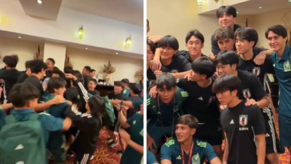 Mundial sub-17: Japón explota de felicidad tras victoria de México contra Argentina; así reciben a sus compañeros
