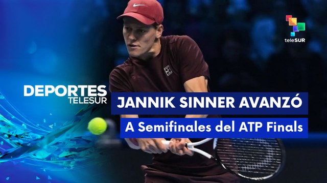 Jannik Sinner, superó la Fase de Grupos de la ATP DEPORTES TELESUR 14-11-2025
