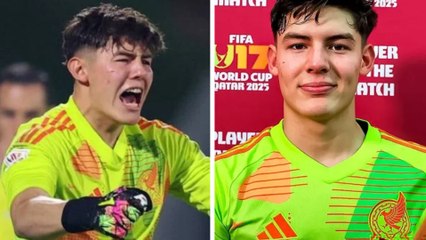 Santi López, portero del Tri Sub-17, es nombrado "mejor jugador del partido" tras eliminar a Argentina: "Me hace mantenerme despierto"