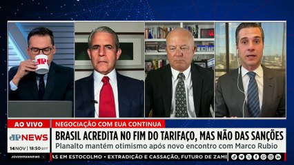REUNIÃO BRASIL-EUA ACABA SEM ACORDO SOBRE TARIFAÇO | OS PINGOS NOS IS - 14/11/25