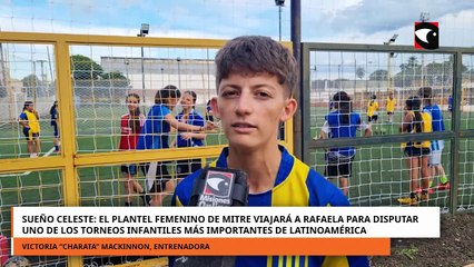 Sueño Celeste el plantel femenino de Mitre viajará a Rafaela para disputar uno de los torneos infantiles más importantes de Latinoamérica EDITADO