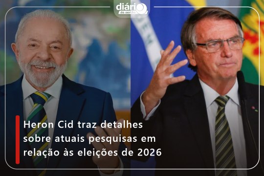 Heron Cid traz detalhes sobre atuais pesquisas em relação às eleições de 2026