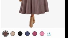 New .ZESICA Women's Long Sleeve Midi Sweater Dress 2025 Fall Crewneck Knit A Line Pleated Flowy Long Dresses with Belt