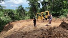 Palm Terrace Opening Project Using D6R XL Bulldozer