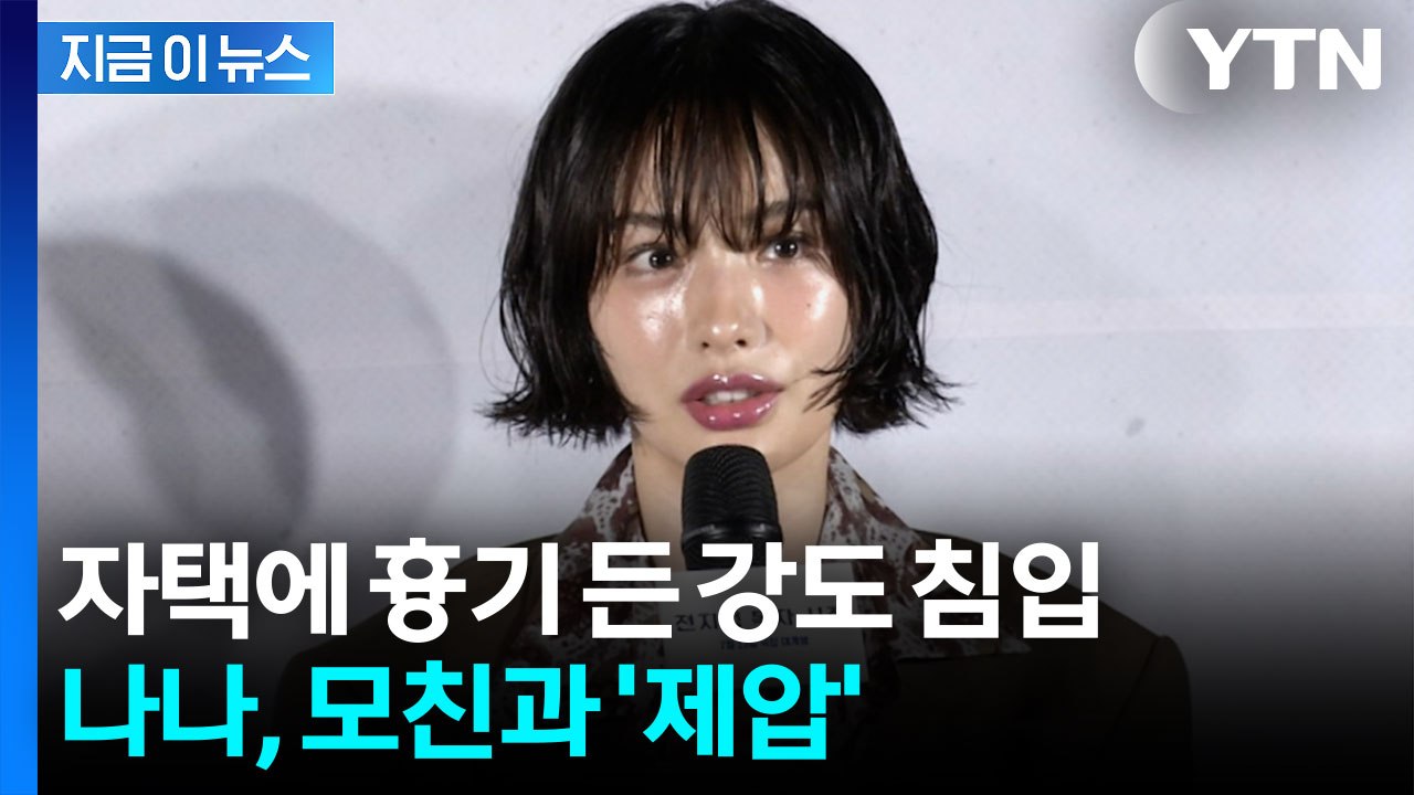 배우 나나 자택에 흉기 들고 침입...강도 행각 벌인 30대 검거 [지금이뉴스] / YTN