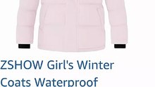 New .ZSHOW Girl's Winter Coats Waterproof Hooded Puffer Jacket Outerwear Winter Jacket