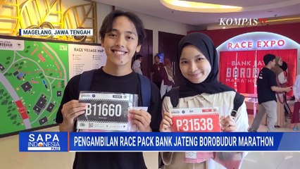 Antusias! Ribuan Peserta Bank Jateng Borobudur Marathon 2025 Ambil Race Pack | SAPA PAGI