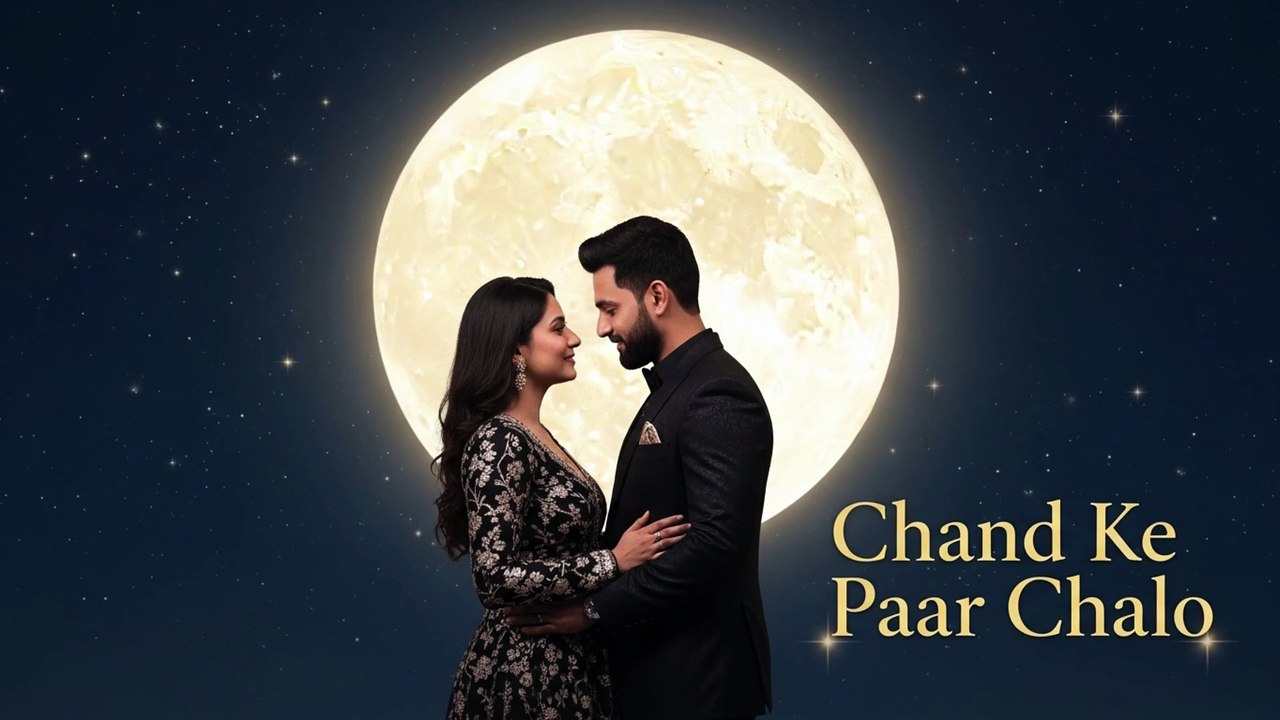 Chand Ke Paar Chalo 2- A Bollywood Romance Under the Big Moon - Asfar Ali's Melodious Music & Romantic Couple Outfits'